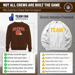 Cleveland Browns NFL Home Team Crew - Brown