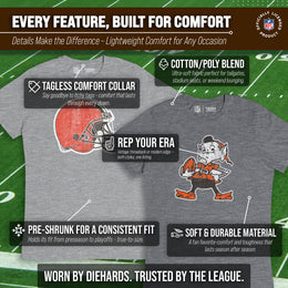 Cleveland Browns NFL Modern Throwback T-shirt - Team Color
