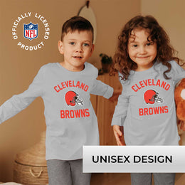 Cleveland Browns NFL Youth Gameday Crewneck Sweatshirt - Gray