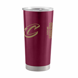 Cleveland Cavaliers NBA Basketball 20oz Stainless Steel Vacuum Insulated Game Day Tumbler with Silicone Grip - Maroon