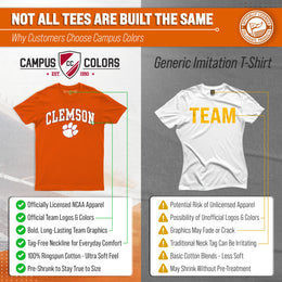 Clemson Tigers NCAA Adult Gameday Cotton T-Shirt - Orange