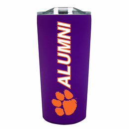 Clemson Tigers Collegiate Stainless Steel Travel Tumbler for Alumni - Purple