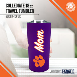 Clemson Tigers NCAA Stainless Steel Travel Tumbler for Mom - Purple