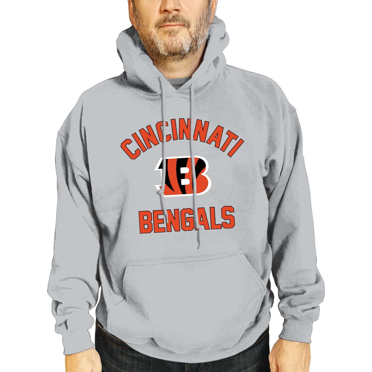 Cincinnati Bengals Team Fan Apparel NFL  Gameday Hoodie - Sport Gray