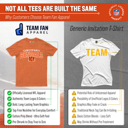 Cincinnati Bengals NFL Starting Fresh Short Sleeve Heather T-Shirt - Orange
