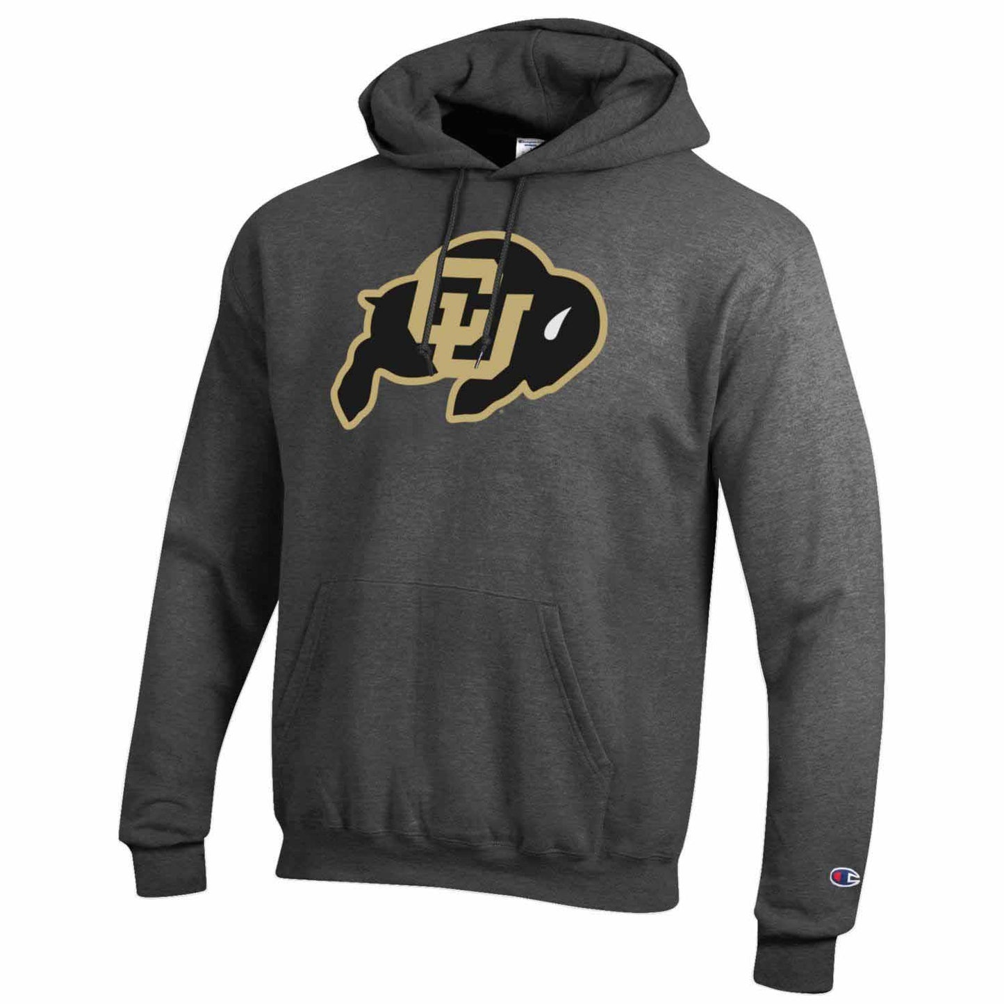 Colorado Buffaloes Adult Mascot Fleece Hooded Sweatshirt - Charcoal