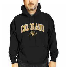 Colorado Buffaloes NCAA Adult Tackle Twill Hooded Sweatshirt - Black
