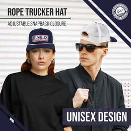 UCONN Huskies NCAA Adult Elite Everyday Adjustable Mesh Trucker Hat - Navy