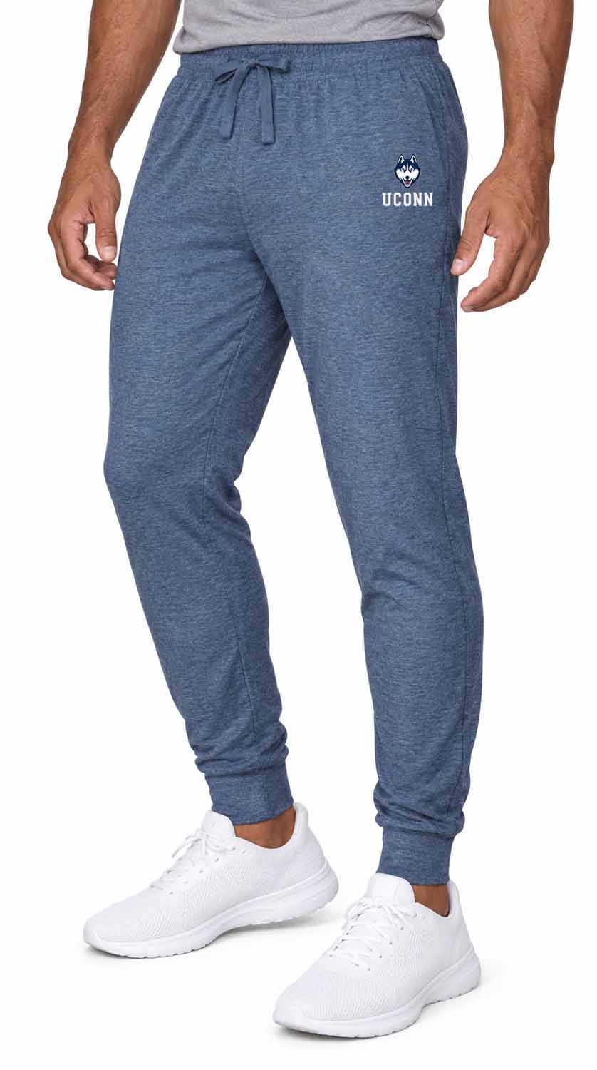 UCONN Huskies  NCAA Cloud Jersey Jogger Pants Navy Heather - Navy Heather
