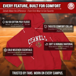 CORN Arch & Logo Gameday Hoodie - Red