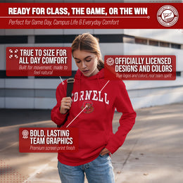 CORN Arch & Logo Gameday Hoodie - Red