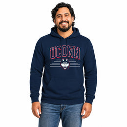 UCONN Huskies  Overtime Classics Fleece Hoodie Sweatshirt - Navy