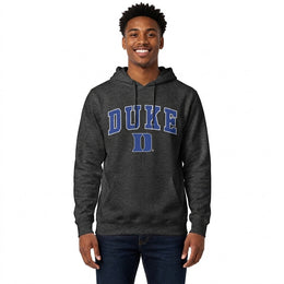 Duke Blue Devils  Arch & Logo Gameday Hoodie Fleece - Black Heather