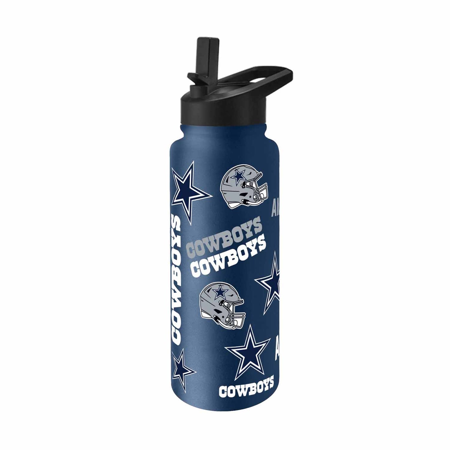Dallas Cowboys NFL 34oz Quencher Stainless Steel Insulated Water Bottle - Navy