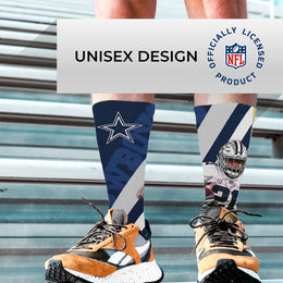 Dallas Cowboys NFL Adult Player Stripe Sock - Navy