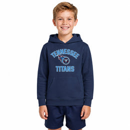 Tennessee Titans  Youth Gameday Hoodie Pullover Sweatshirt Boys Girls - Navy