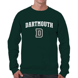 Dartmouth Big Green Adult Arch & Logo Soft Style Gameday Crewneck Sweatshirt - Green