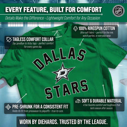 Dallas Stars NHL Gameday T-Shirt - Kelly Green