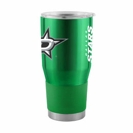 Dallas Stars NHL Hockey 34oz Stainless Steel Vacuum Insulated Game Day Water Bottle with Flip Straw Lid and Handle - Kelly Green