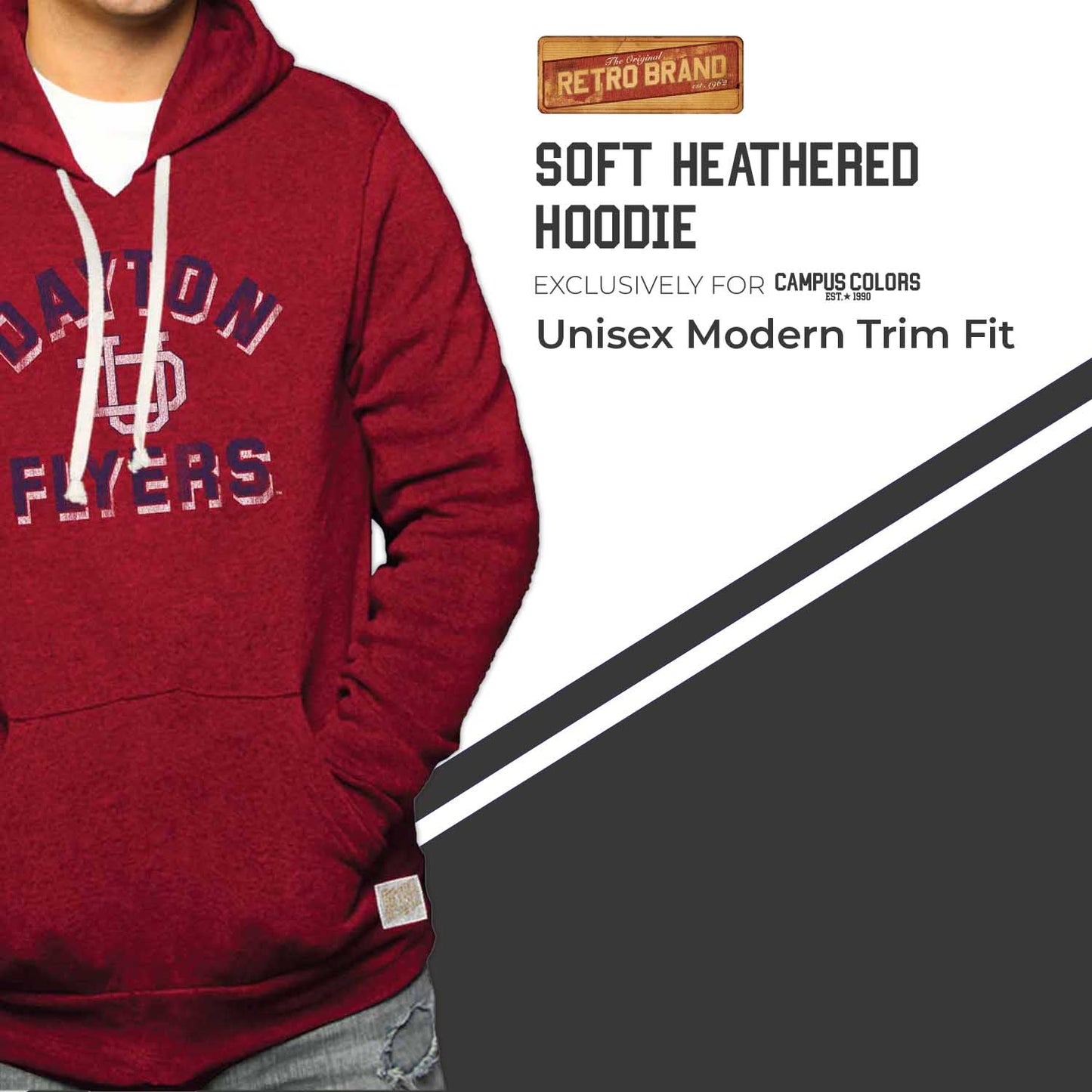 Dayton Flyers Adult University Hoodie - Red
