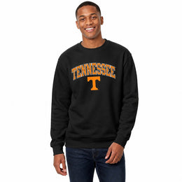 Tennessee Volunteers Fleece Crewneck Sweatshirt for Men Women Adult - Black