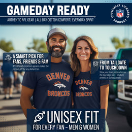 Denver Broncos Team Fan Apparel NFL  Gameday T-Shirt - Navy