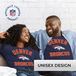 Denver Broncos NFL Gameday Adult Long Sleeve Shirt - Navy
