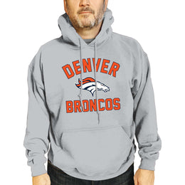 Denver Broncos Team Fan Apparel NFL  Gameday Hoodie - Sport Gray
