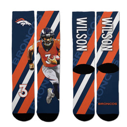 Denver Broncos NFL Adult Player Stripe Sock - Navy