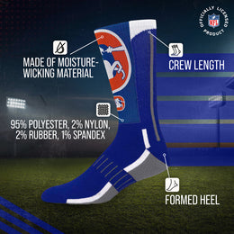Denver Broncos NFL V Curve  Socks - Team Color