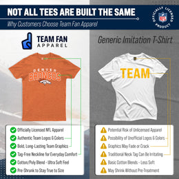 Denver Broncos NFL Starting Fresh Short Sleeve Heather T-Shirt - Orange