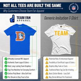 Denver Broncos NFL Modern Throwback T-shirt - Royal