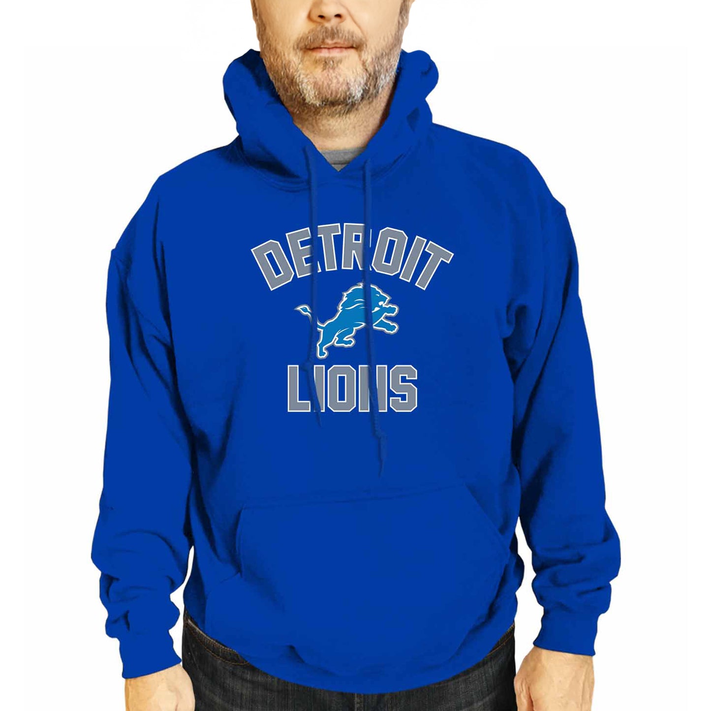 Detroit Lions Team Fan Apparel NFL  Gameday Hoodie - Royal