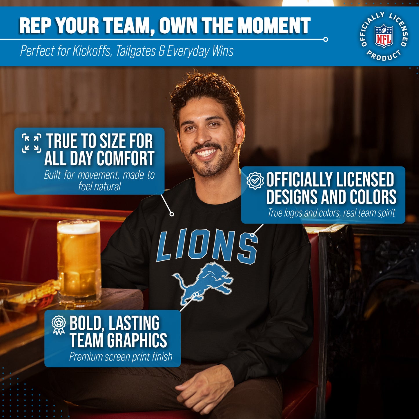 Detroit Lions NFL Home Team Crew - Black
