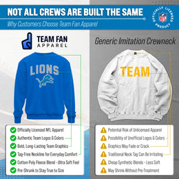 Detroit Lions NFL Home Team Crew - Royal