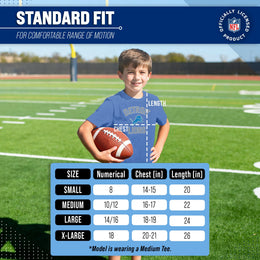 Detroit Lions NFL Youth Gameday Football T-Shirt - Royal