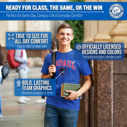 DePaul Blue Demons NCAA Adult Gameday Cotton T-Shirt - Royal