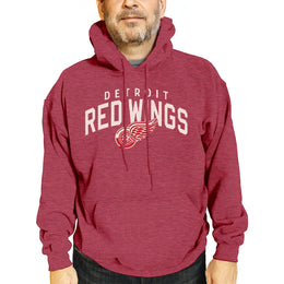 Detroit Red Wings NHL Adult Unisex Powerplay Hooded Sweatshirt - Red