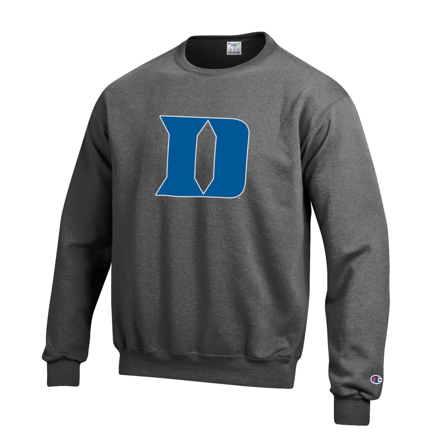 Duke Blue Devils Adult Mascot Fleece Crewneck - Charcoal