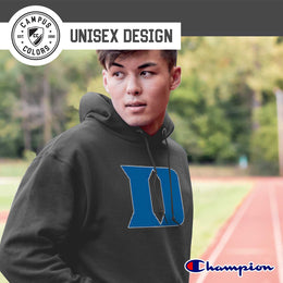Duke Blue Devils Adult Mascot Fleece Hooded Sweatshirt - Charcoal