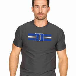 Duke Blue Devils  Scholarship Cloud Jersey Short Sleeve Tee - Black Heather