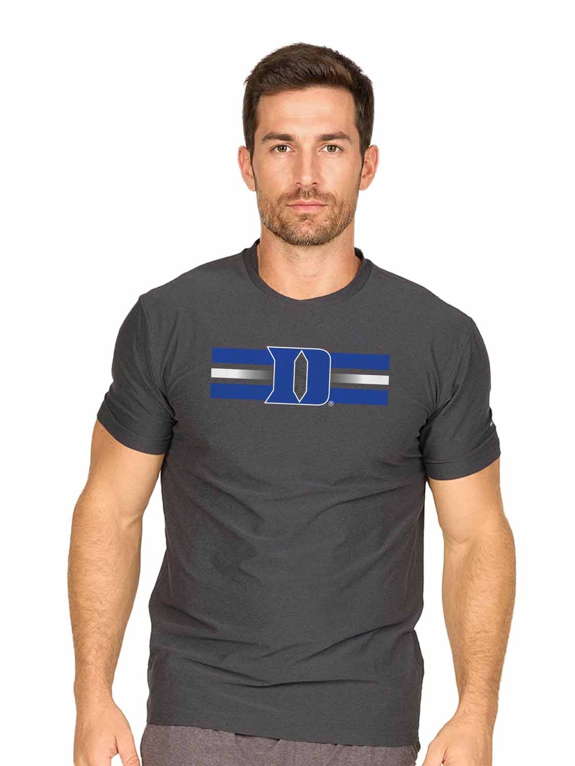 Duke Blue Devils  Scholarship Cloud Jersey Short Sleeve Tee - Black Heather