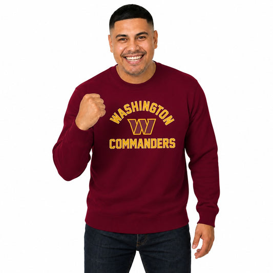 Washington Commanders  NFL Gameday Crewneck Sweatshirt Men Women Unisex - Maroon