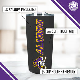 East Carolina Pirates Collegiate Stainless Steel Travel Tumbler for Alumni - Black