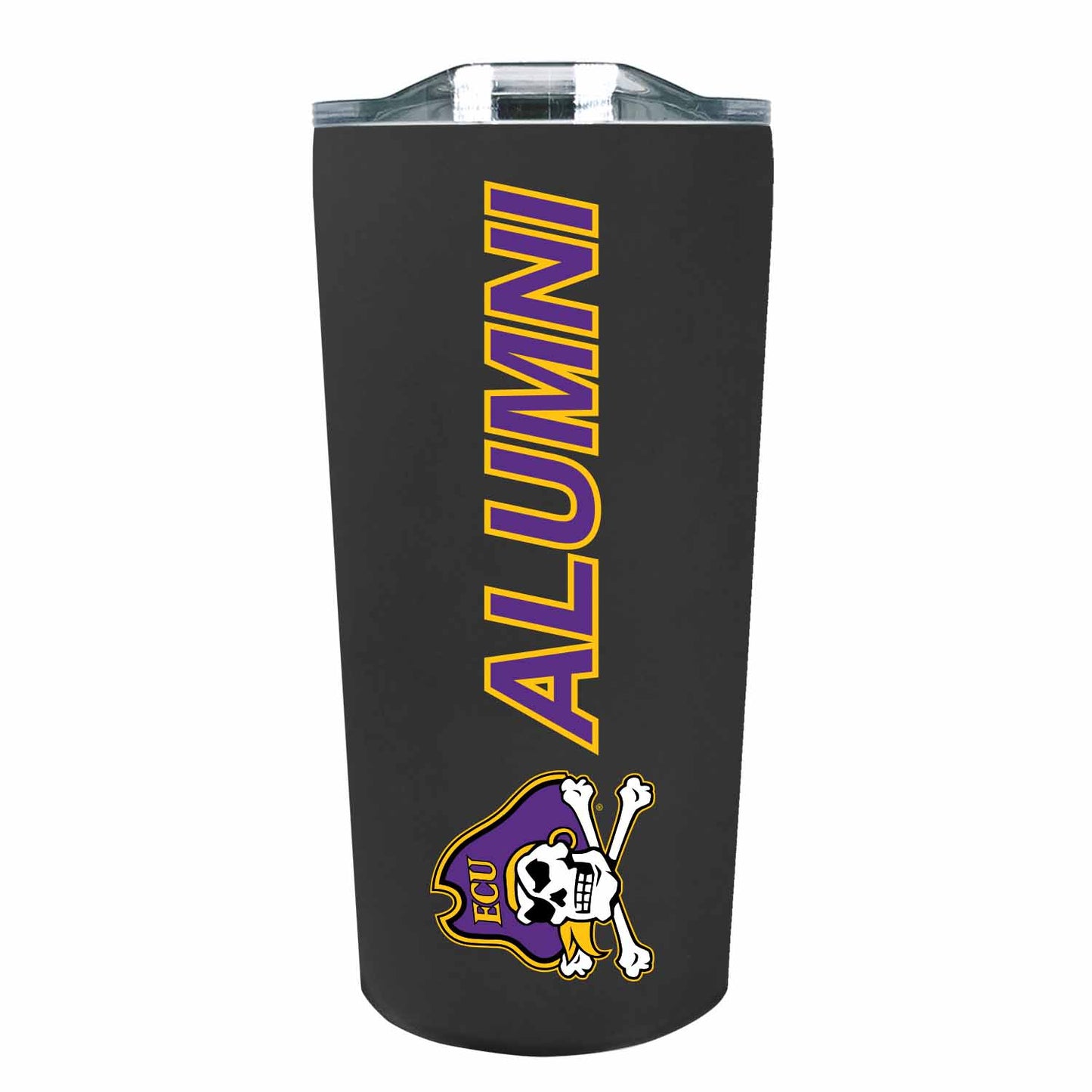 East Carolina Pirates Collegiate Stainless Steel Travel Tumbler for Alumni - Black