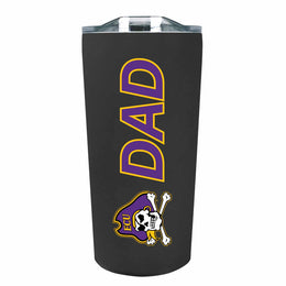 East Carolina Pirates NCAA Stainless Steel Travel Tumbler for Dad - Black