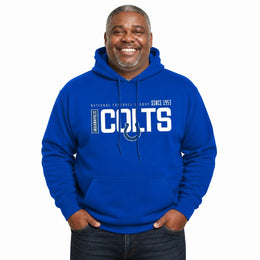 Indianapolis Colts  Modern Endzone Fleece Pullover Hoodie Men Women - Royal