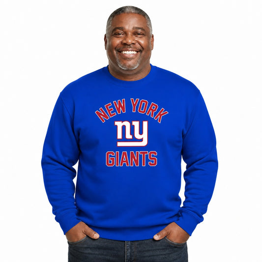 New York Giants  NFL Gameday Crewneck Sweatshirt Fleece Pullover Men Women - Royal