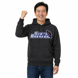 UCSB Gauchos UC Santa Barbara Gauchos NCAA Charcoal Pullover Hoodie Sweatshirt Men Women - Charcoal