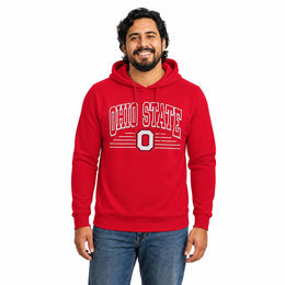 Ohio State Buckeyes  Overtime Classics Fleece Hoodie Sweatshirt - Red